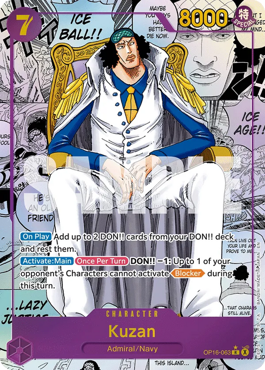 Kuzan (OP16-063) OP16 Manga Rare