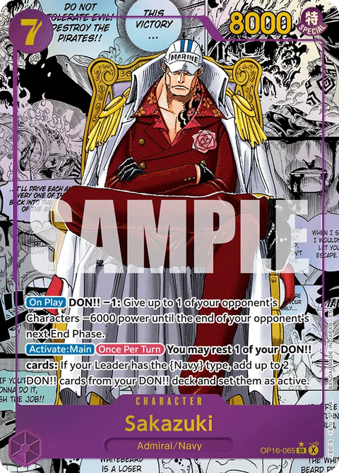 Sakazuki (OP16-065) OP16 Manga Rare