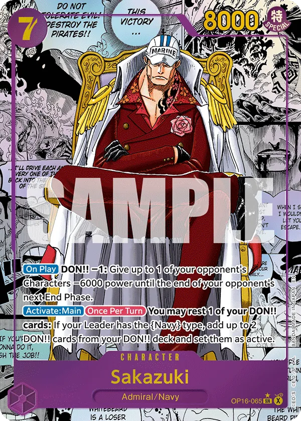 Sakazuki (OP16-065) OP16 Manga Rare