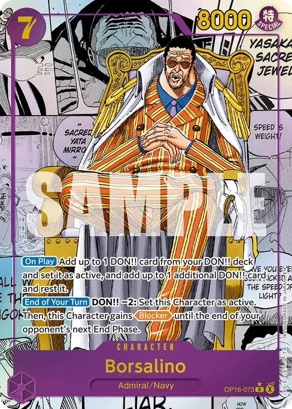 Borsalino (OP16-073) OP16 Manga Rare