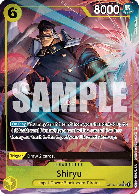 Shiryu (OP16-108) OP16 Alternate Art (AA)
