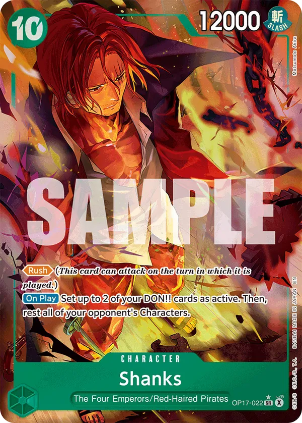 Shanks (OP17-022) OP17 Alternate Art (AA)