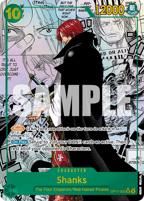 Shanks (OP17-022) OP17 Manga Rare