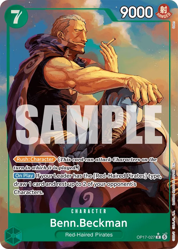 Benn.Beckman (OP17-027) OP17 Alternate Art (AA)