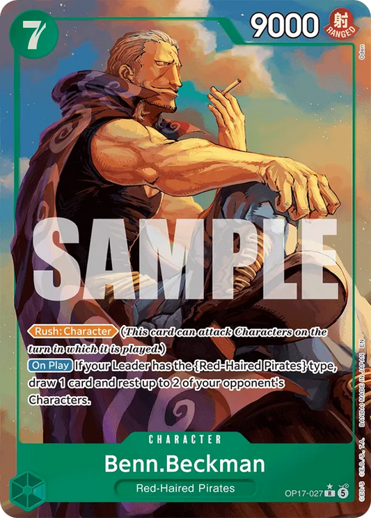 Benn.Beckman (OP17-027) OP17 Alternate Art (AA)