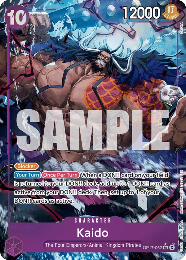 Kaido (OP17-062) OP17 Alternate Art (AA)