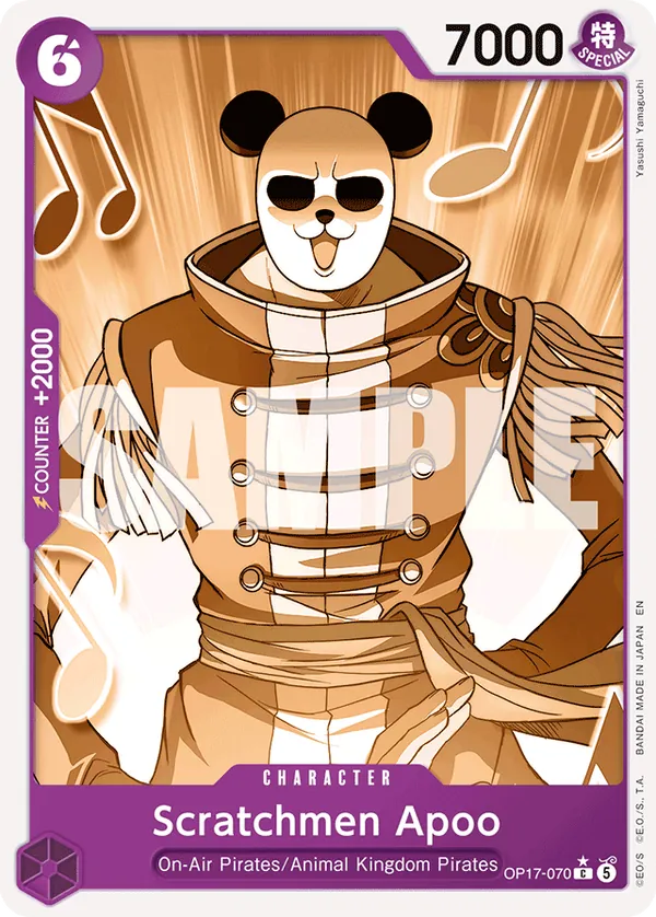 Scratchmen Apoo (OP17-070) OP17 Alternate Art (AA)