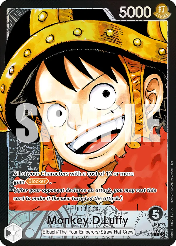 Monkey.D.Luffy (OP17-079) OP17 Leader