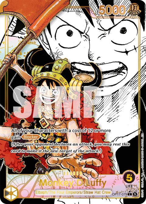 Monkey.D.Luffy (OP17-079) OP17 Manga Rare
