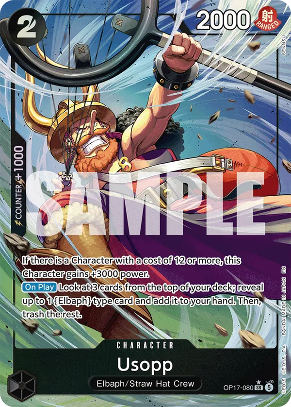 Usopp (OP17-080) OP17 Alternate Art (AA)
