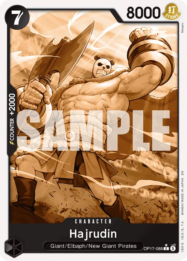 Hajrudin (OP17-088) OP17 Alternate Art (AA)