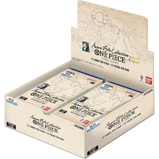 One Piece Anime 25th Collection Extra Booster (EB-02) Booster Box 24 Packs [English]