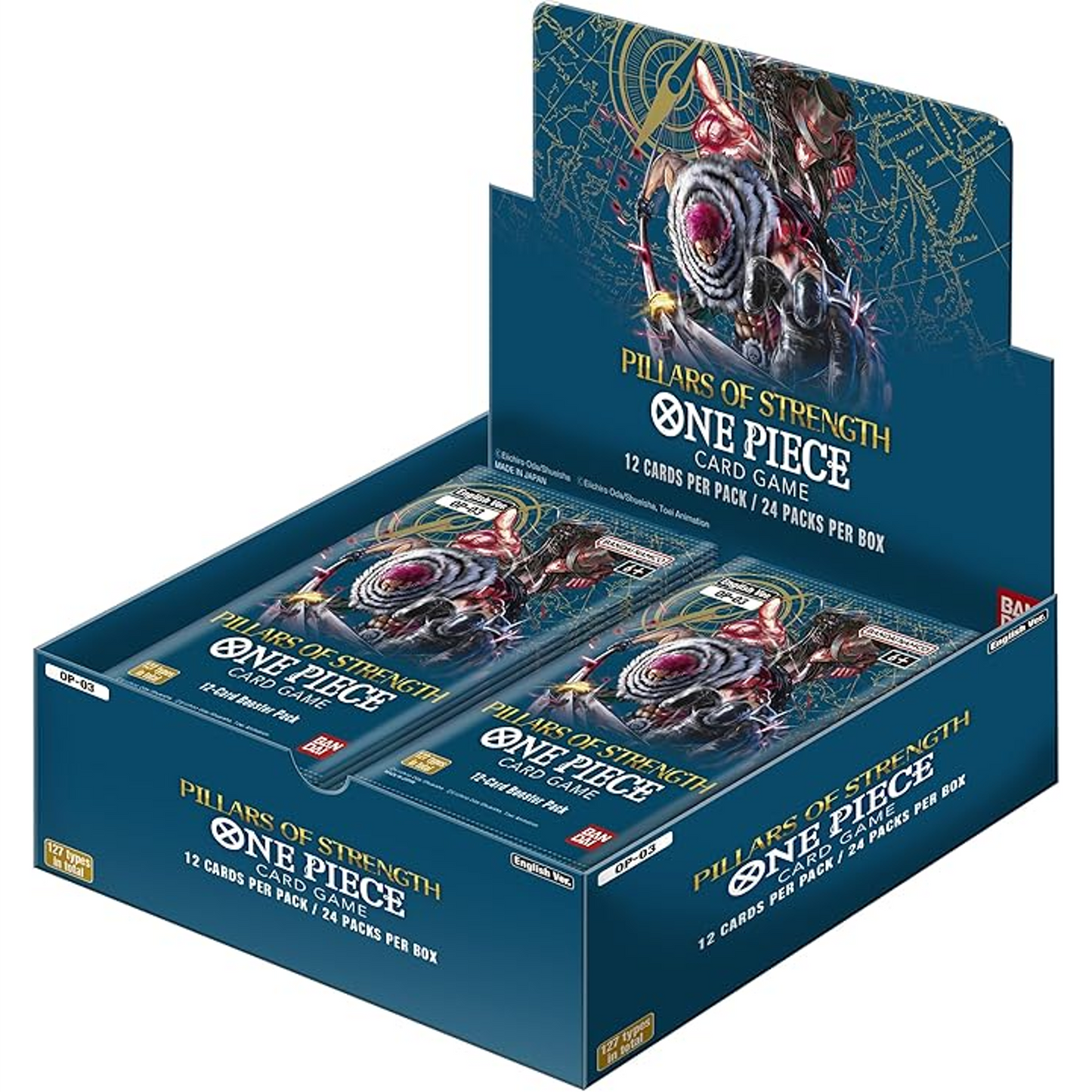One Piece Pillars of Strength (OP-03) Booster Box 24 Packs [English]