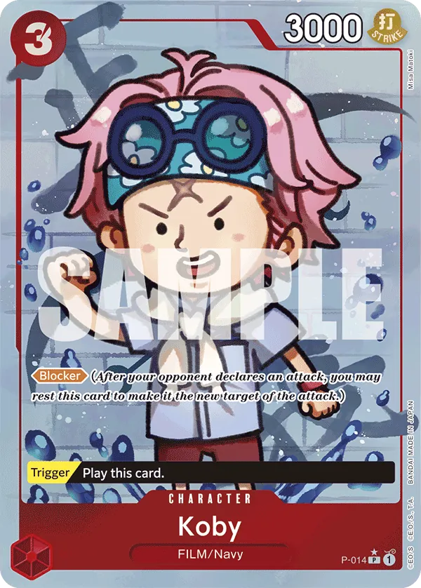Koby (P-014) PRB01 Alternate Art (AA)