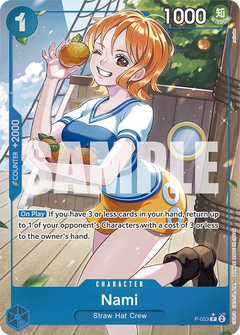 Nami (P-053) PRB01 Alternate Art (AA)