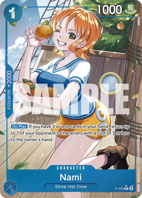 Nami (P-053) PRB01 Alternate Art (AA)