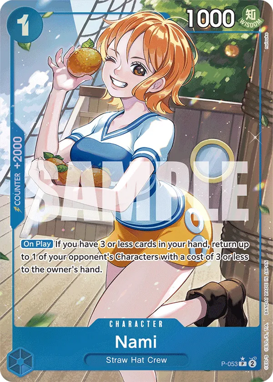Nami (P-053) PRB01 Alternate Art (AA)