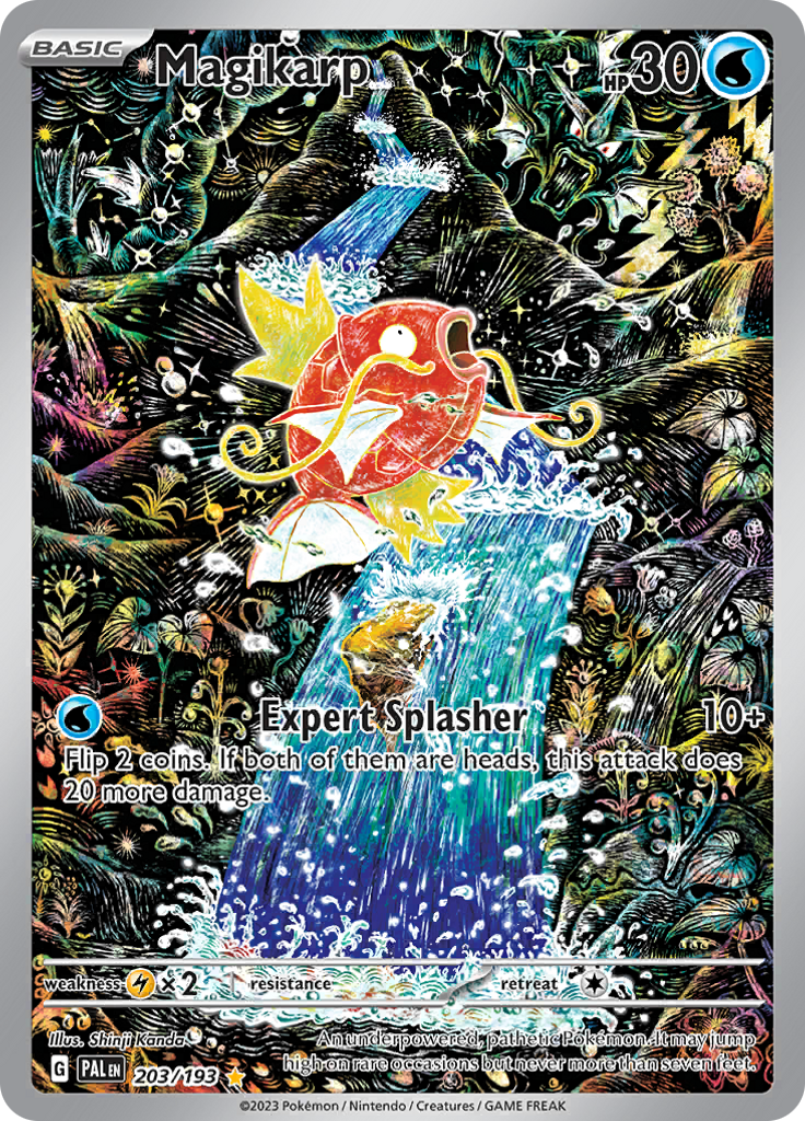 Magikarp 203/193 from Paldea Evolved (PAL) - Illustration Rare English Pokémon TCG single card