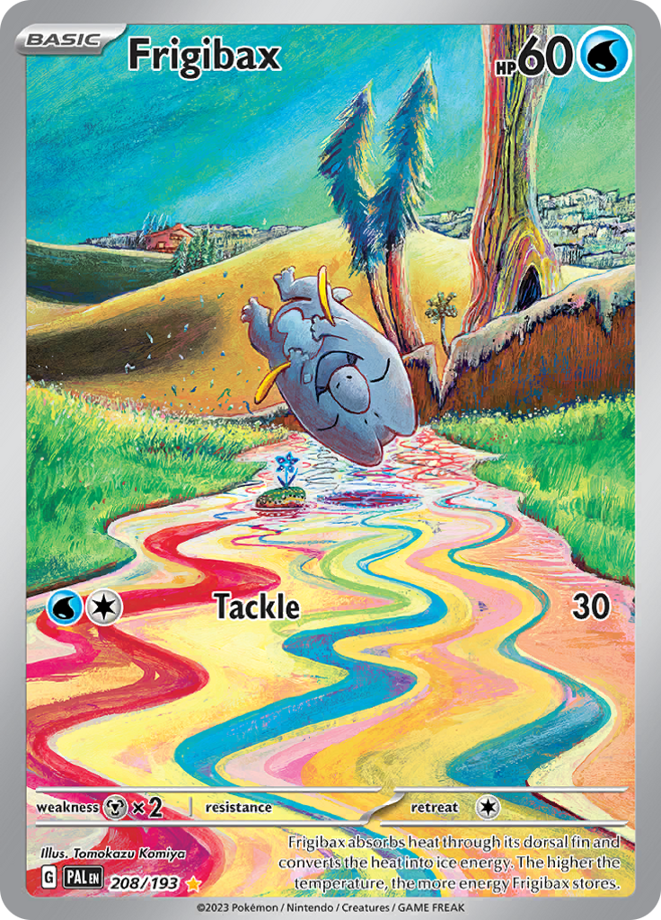 Frigibax 208/193 from Paldea Evolved (PAL) - Illustration Rare English Pokémon TCG single card