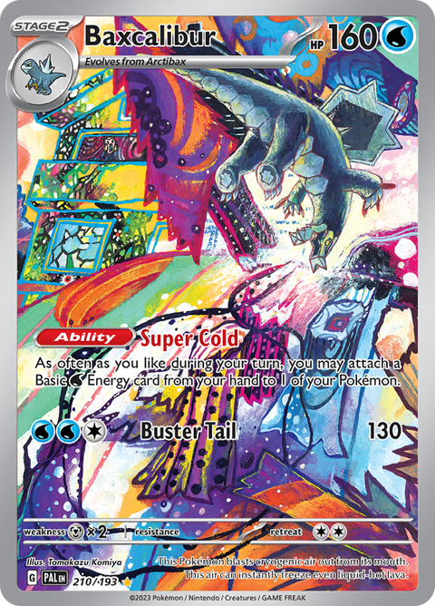 Baxcalibur 210/193 from Paldea Evolved (PAL) - Illustration Rare English Pokémon TCG single card