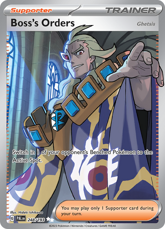 Boss's Orders 248/193 from Paldea Evolved (PAL) - Ultra Rare English Pokémon TCG single card