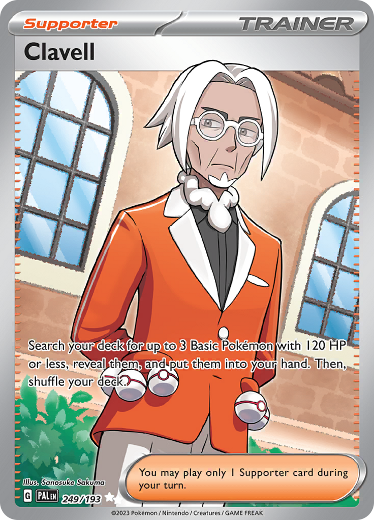 Clavell 249/193 from Paldea Evolved (PAL) - Ultra Rare English Pokémon TCG single card