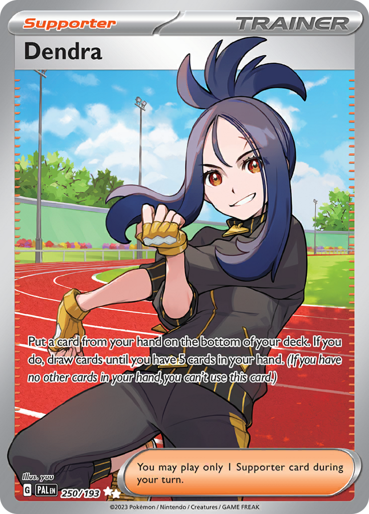 Dendra 250/193 from Paldea Evolved (PAL) - Ultra Rare English Pokémon TCG single card