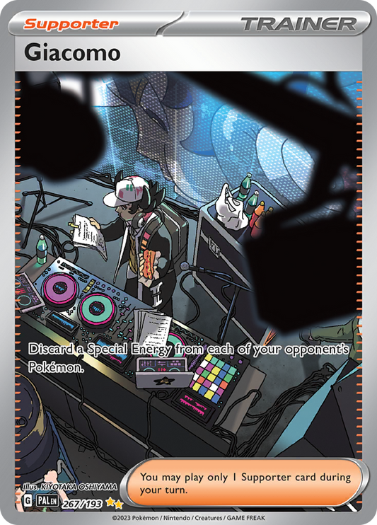 Giacomo 267/193 from Paldea Evolved (PAL) - Special Illustration Rare English Pokémon TCG single card