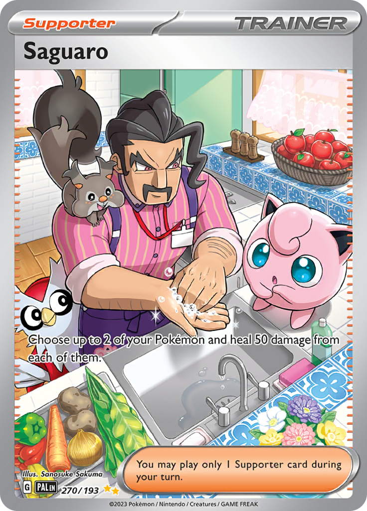 Saguaro 270/193 from Paldea Evolved (PAL) - Special Illustration Rare English Pokémon TCG single card