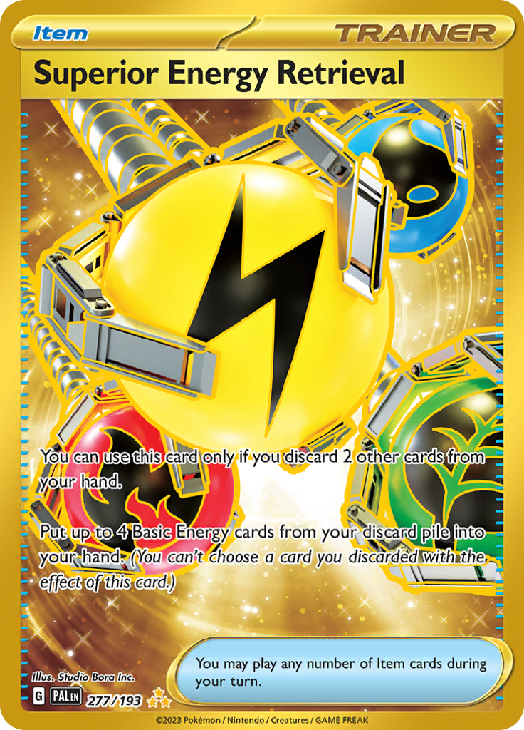Superior Energy Retrieval 277/193 from Paldea Evolved (PAL) - Hyper Rare English Pokémon TCG single card