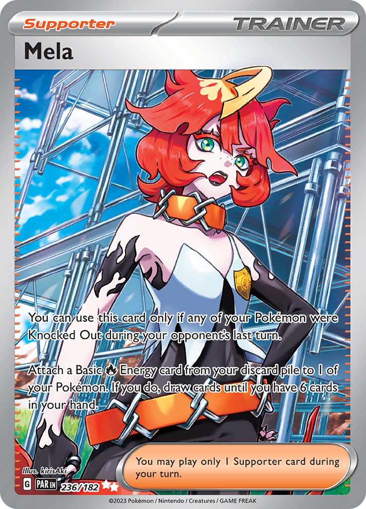Mela 236/182 from Paradox Rift (PAR) - Ultra Rare English Pokémon TCG single card