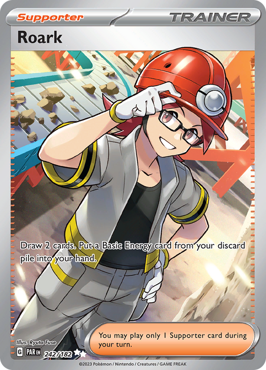 Roark 242/182 from Paradox Rift (PAR) - Ultra Rare English Pokémon TCG single card
