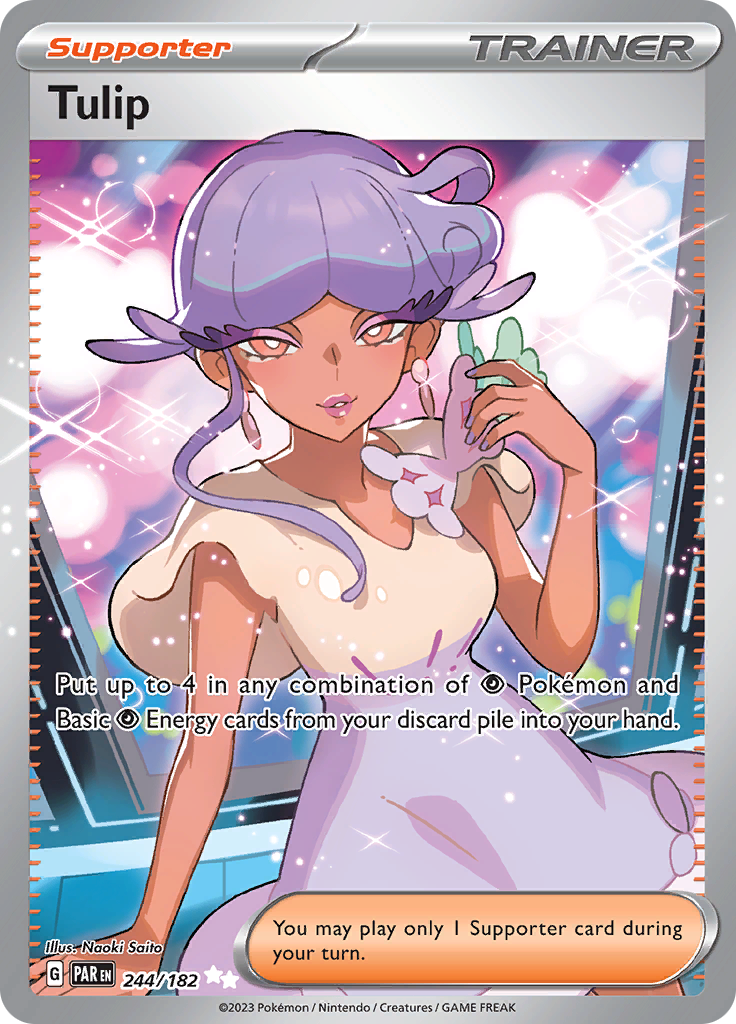 Tulip 244/182 from Paradox Rift (PAR) - Ultra Rare English Pokémon TCG single card