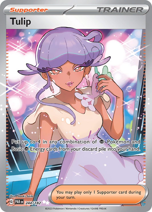 Tulip 244/182 from Paradox Rift (PAR) - Ultra Rare English Pokémon TCG single card