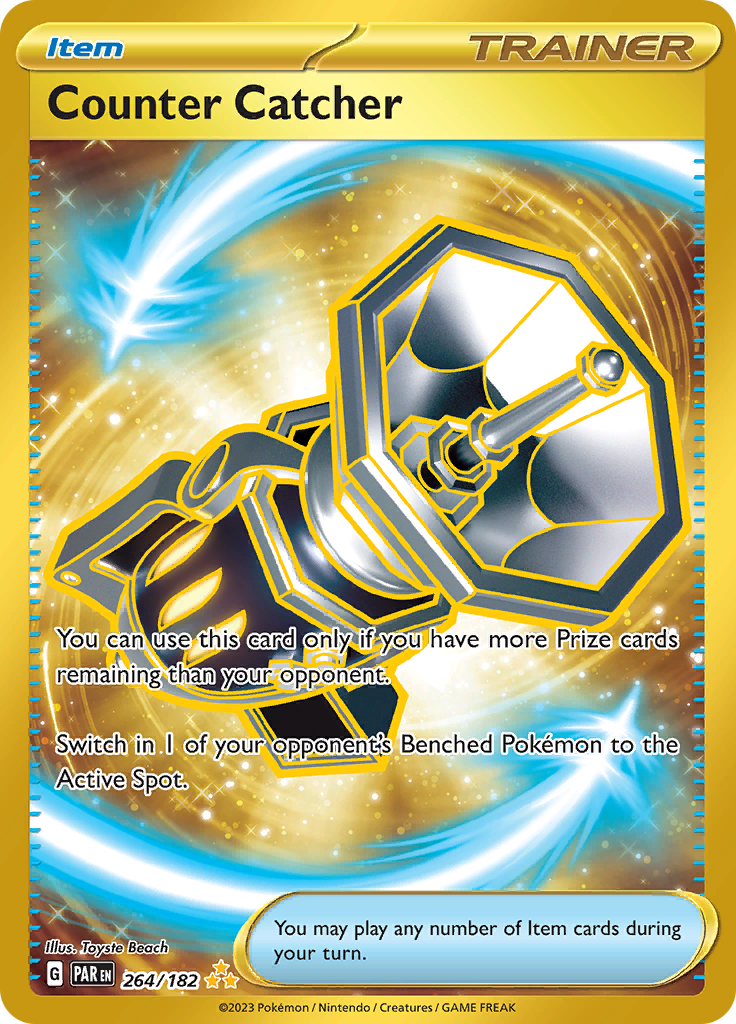 Counter Catcher 264/182 from Paradox Rift (PAR) - Hyper Rare English Pokémon TCG single card