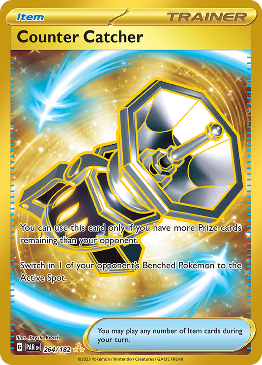 Counter Catcher 264/182 from Paradox Rift (PAR) - Hyper Rare English Pokémon TCG single card