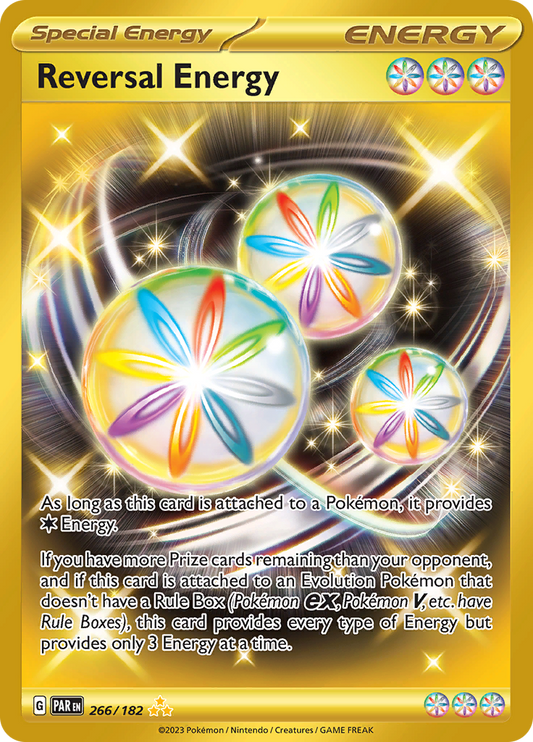 Reversal Energy 266/182 from Paradox Rift (PAR) - Hyper Rare English Pokémon TCG single card