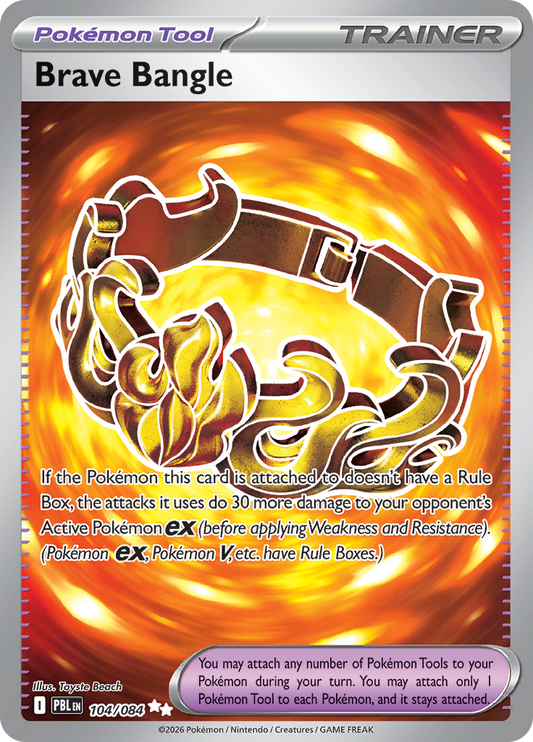Brave Bangle (104/084) Pitch Black Ultra Rare – Pokémon TCG English