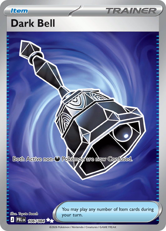 Dark Bell (106/084) Pitch Black Ultra Rare – Pokémon TCG English