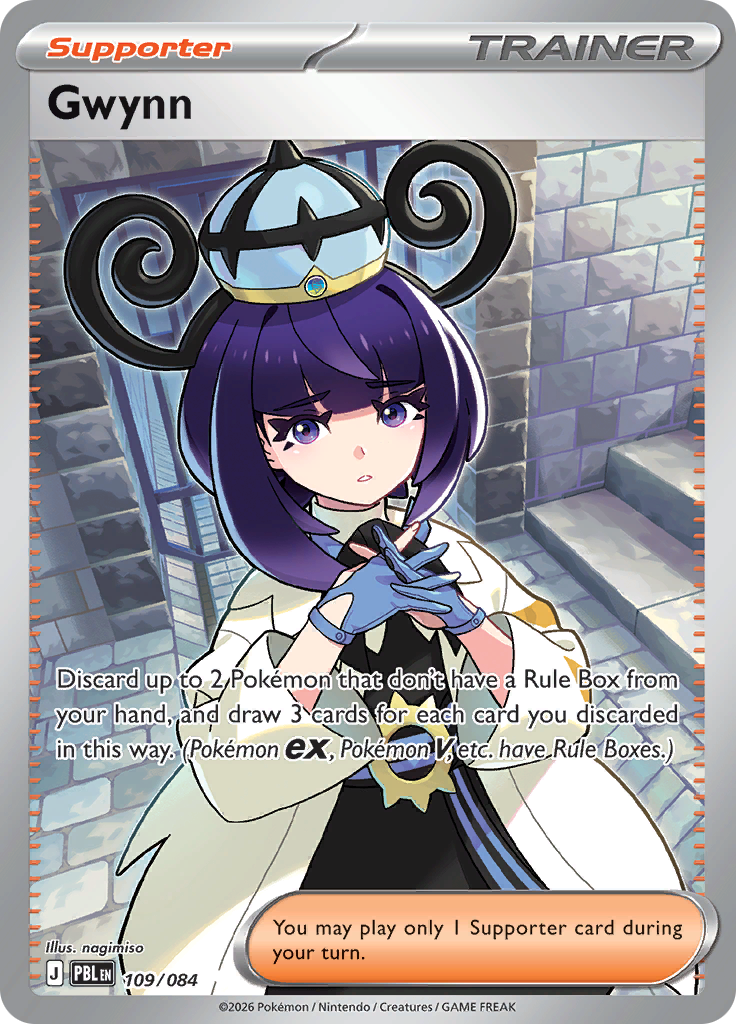 Gwynn (109/084) Pitch Black Ultra Rare – Pokémon TCG English