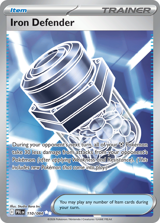 Iron Defender (110/084) Pitch Black Ultra Rare – Pokémon TCG English