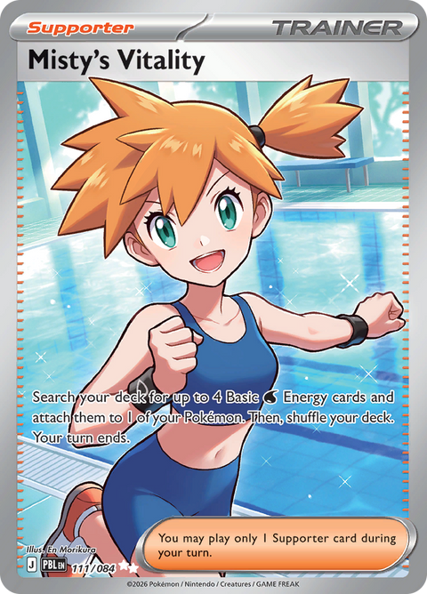 Misty's Vitality (111/084) Pitch Black Ultra Rare – Pokémon TCG English