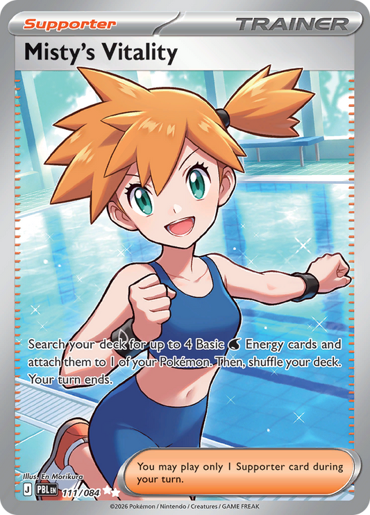Misty's Vitality (111/084) Pitch Black Ultra Rare – Pokémon TCG English