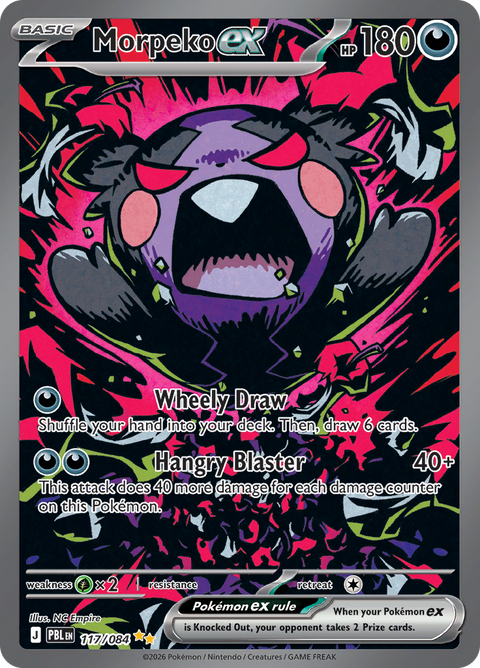 Morpeko ex (117/084) Pitch Black Special Illustration Rare – Pokémon TCG English