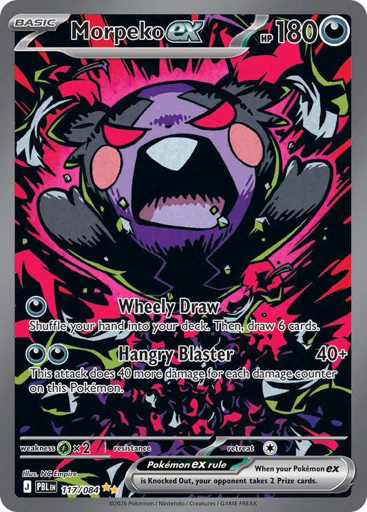 Morpeko ex (117/084) Pitch Black Special Illustration Rare – Pokémon TCG English