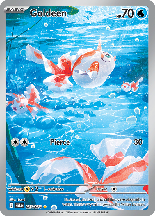 Goldeen (087/084) Pitch Black Illustration Rare – Pokémon TCG English