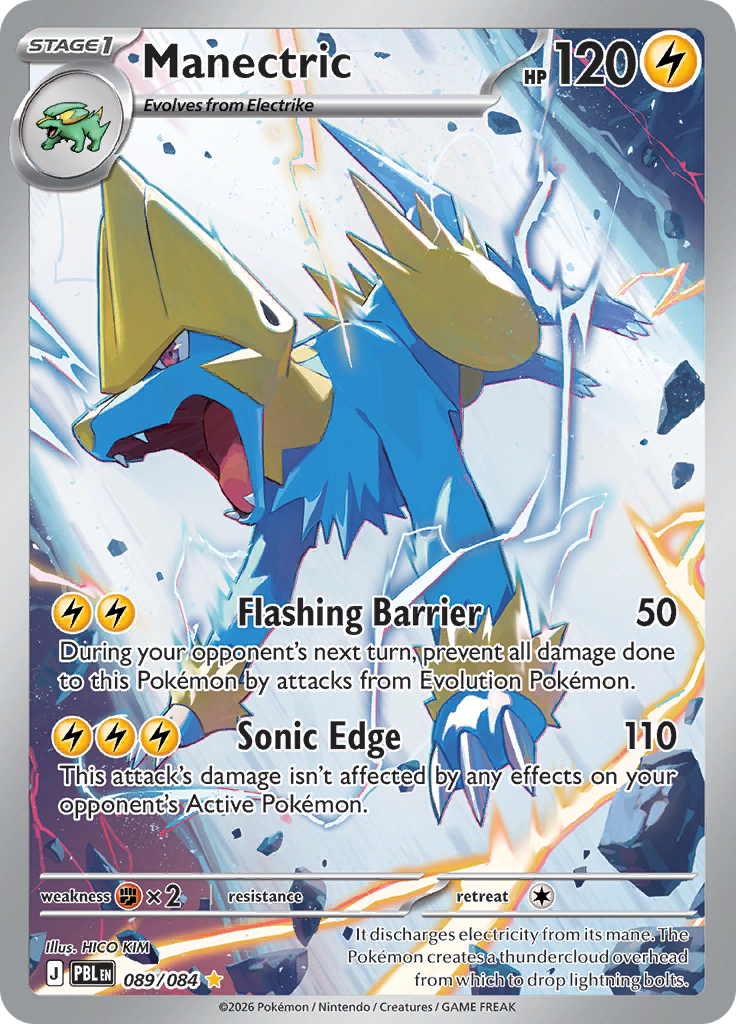 Manectric (089/084) Pitch Black Illustration Rare – Pokémon TCG English