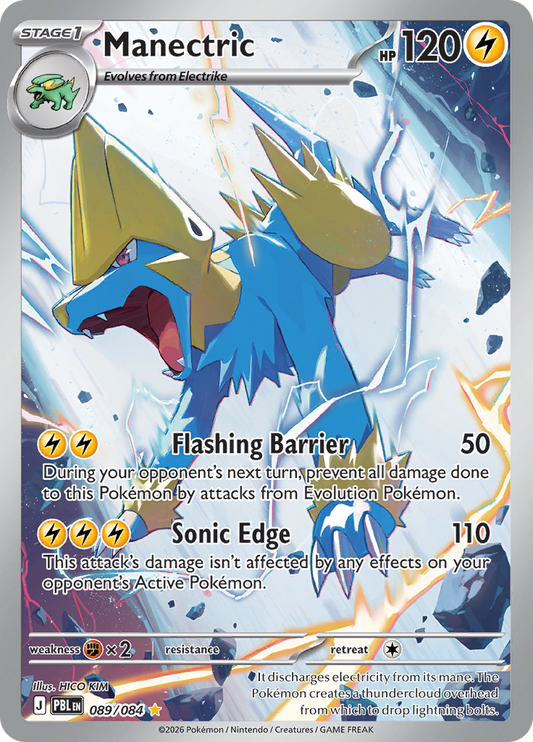 Manectric (089/084) Pitch Black Illustration Rare – Pokémon TCG English
