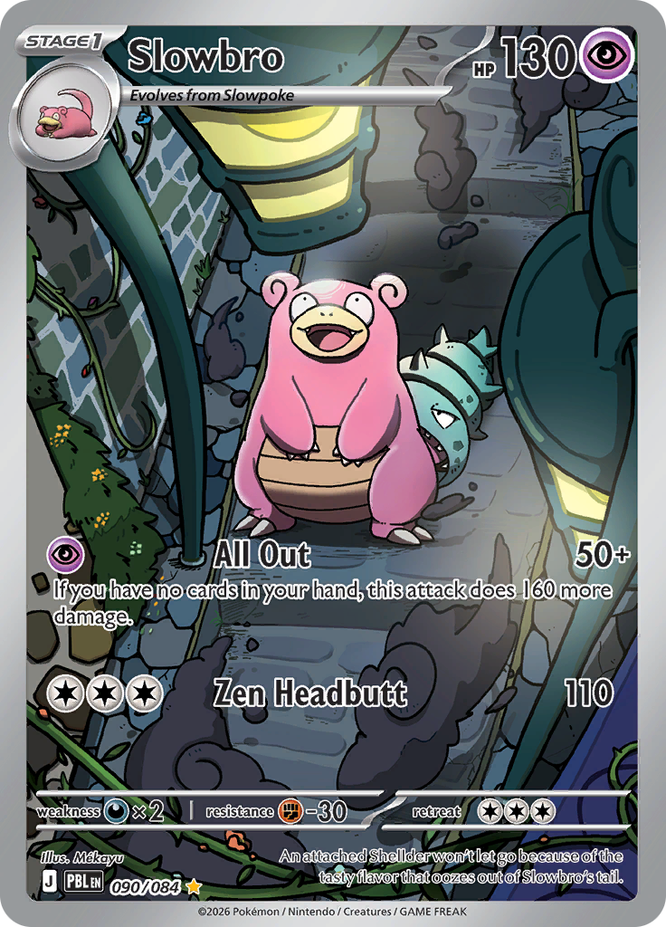 Slowbro (090/084) Pitch Black Illustration Rare – Pokémon TCG English