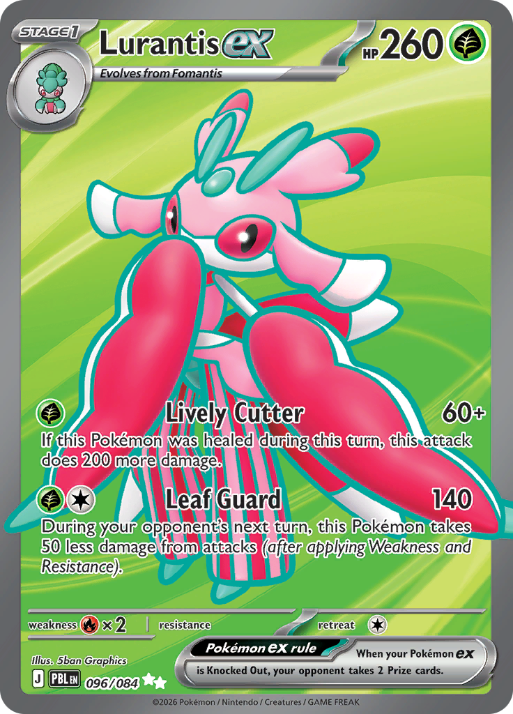 Lurantis ex (096/084) Pitch Black Ultra Rare – Pokémon TCG English